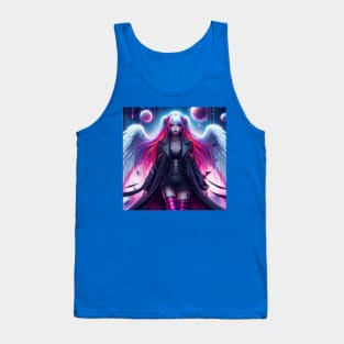 Goth Angel Girl Tank Top